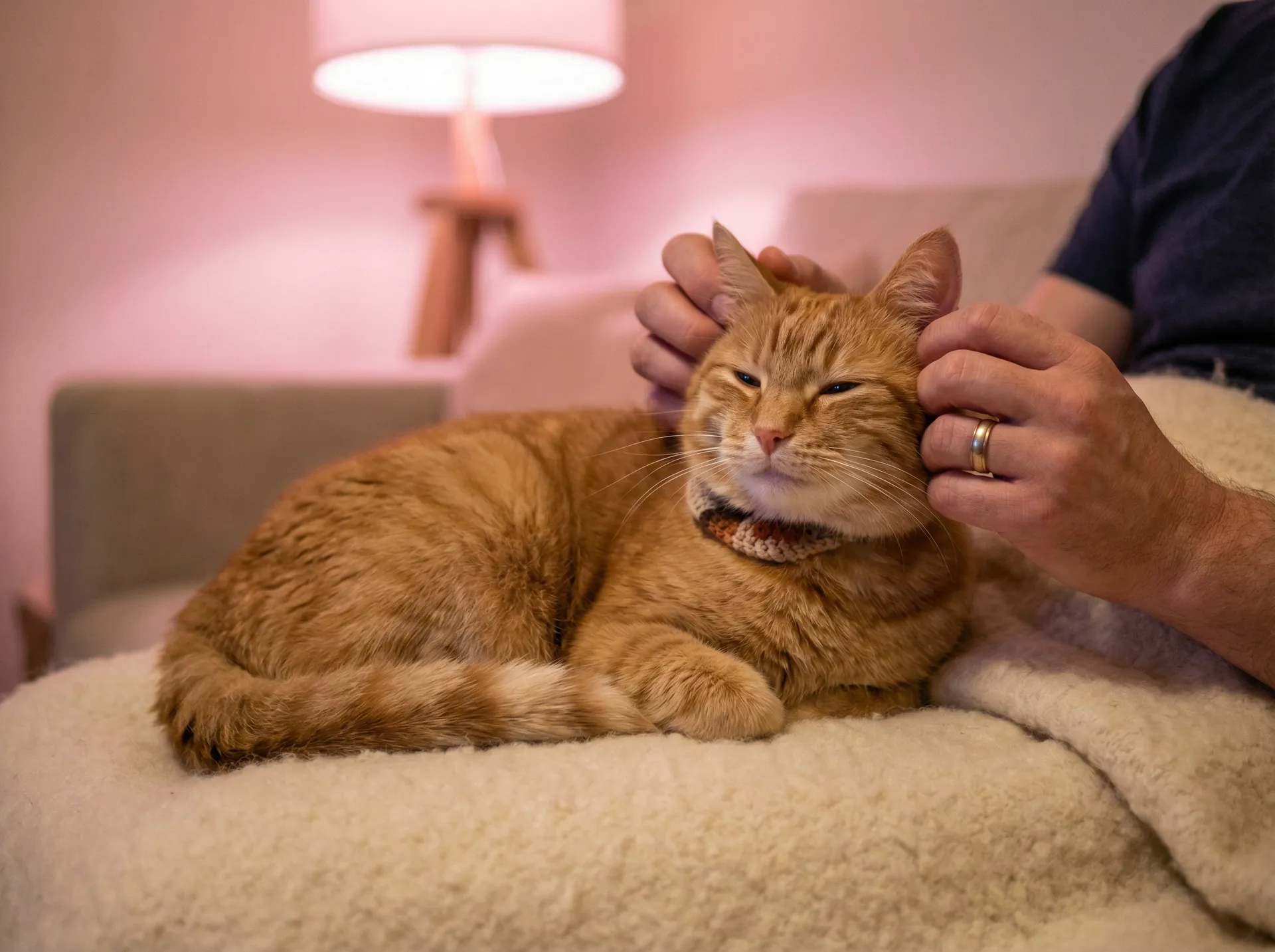 猫咪被温柔抚摸的幸福时刻 - 张玮纶